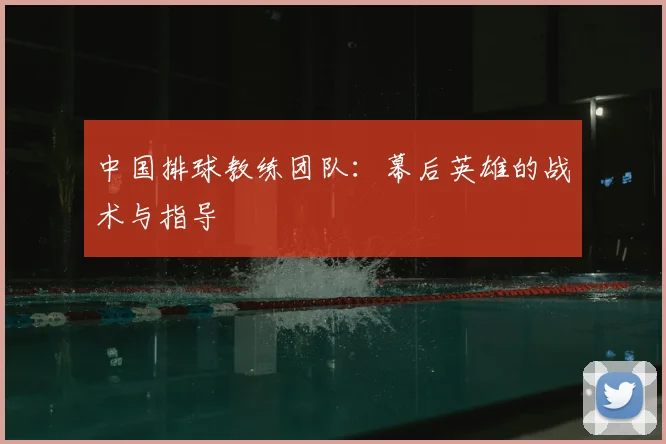 中国排球教练团队：幕后英雄的战术与指导